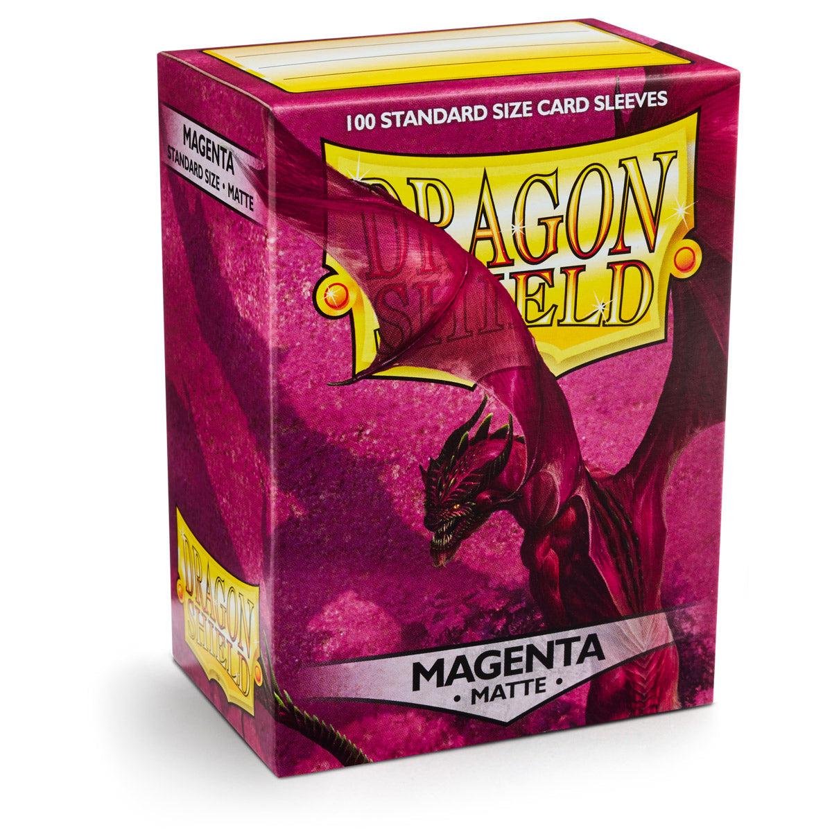 DRAGON SHIELD 100 SLEEVES STANDARD MATTE  - MAGENTA (AT-11026)