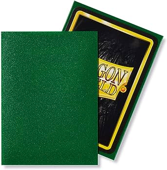 DRAGON SHIELD 100 SLEEVES STANDARD MATTE  - EMERALD (AT-11036)