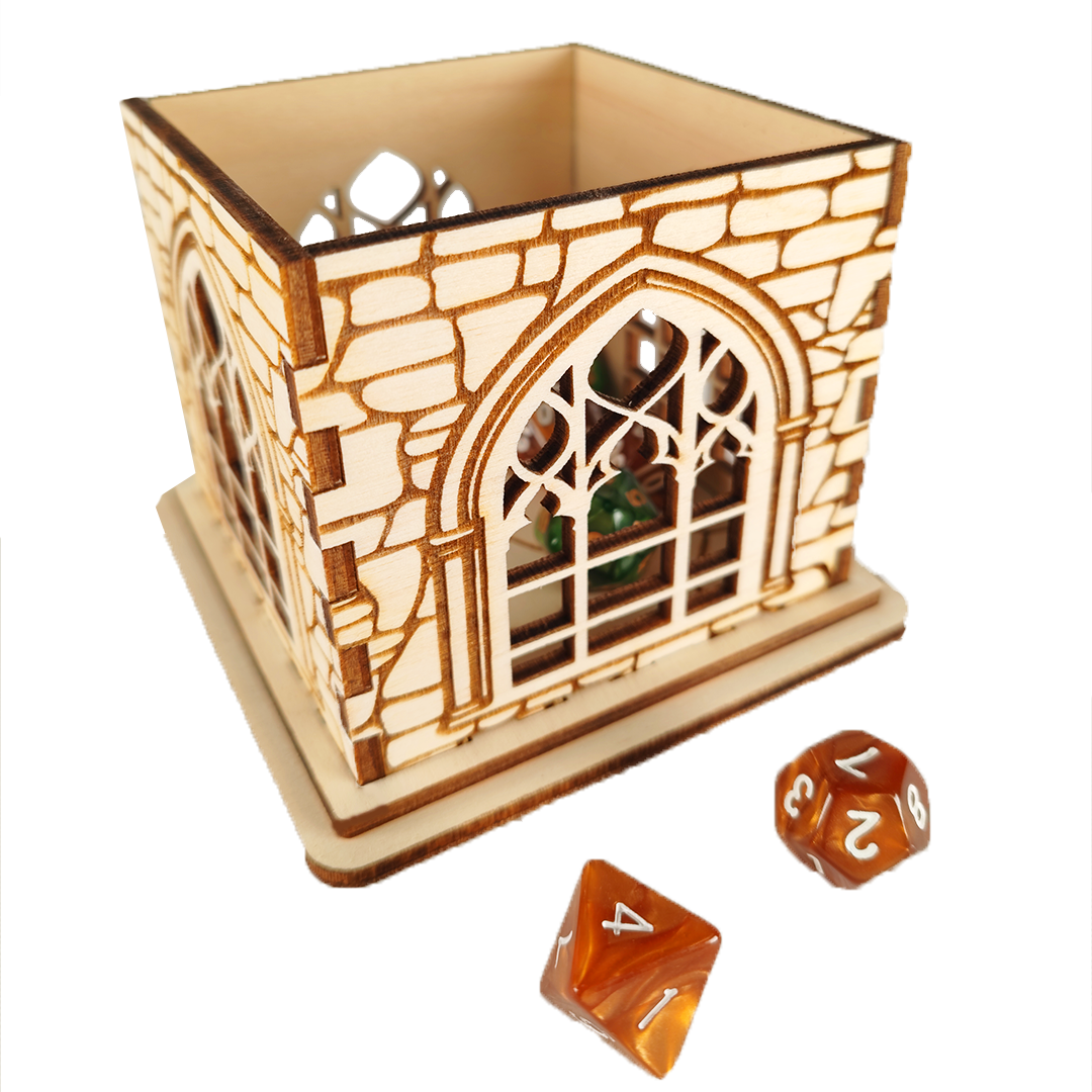 DICE PRISON GOTICA IN LEGNO