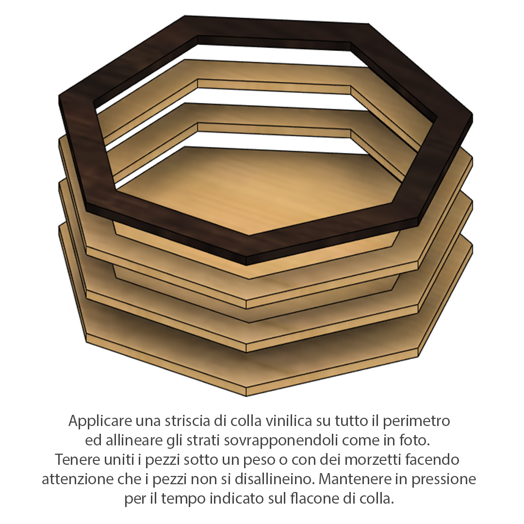 PLANCIA DADI CON INCISIONE LOGO CLASSE