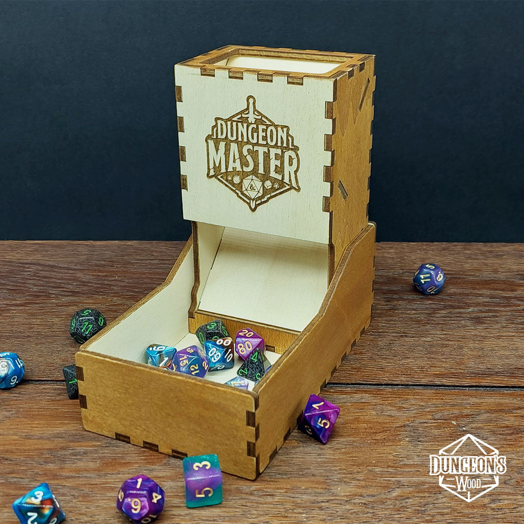 DICE TOWER LEGNO - TORRE LANCIA DADI  E PORTA DADI