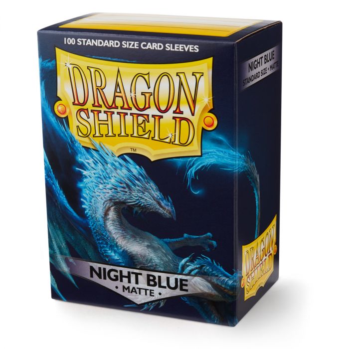 DRAGON SHIELD 100 SLEEVES STANDARD MATTE  - MATTE NIGHT BLUE (AT-11042)